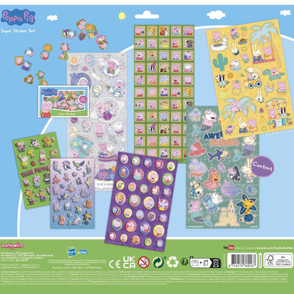 Set de pegatinas Peppa Pig grande