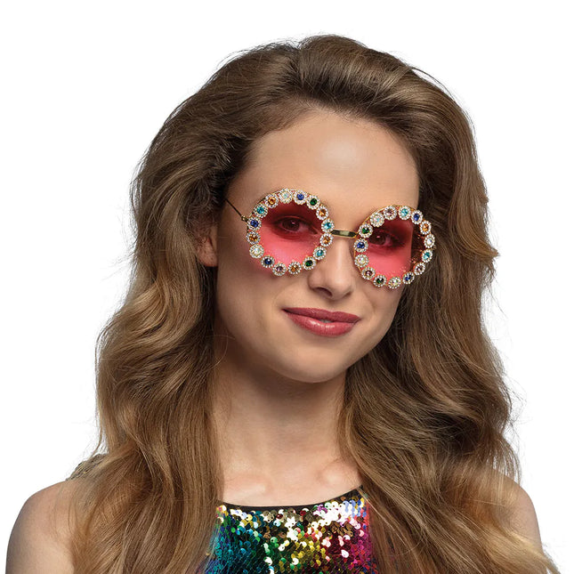 Gafas Rosa Diamante