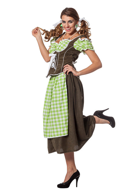 Vestido Dirndl Verde Oktoberfest Damas