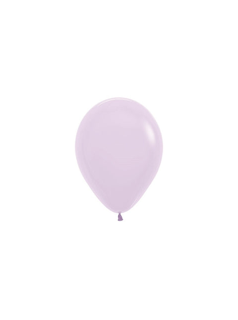 Globos Pastel Mate Lila 12cm 50pcs