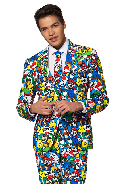 Super Mario Traje Hombres OppoSuits