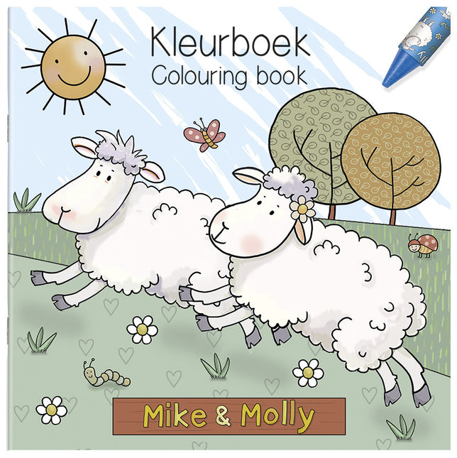 Libro para colorear de Mike y Molly