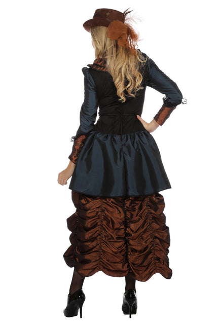 Vestido Steampunk Azul