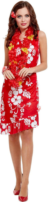 Vestido Hawaii Rojo M