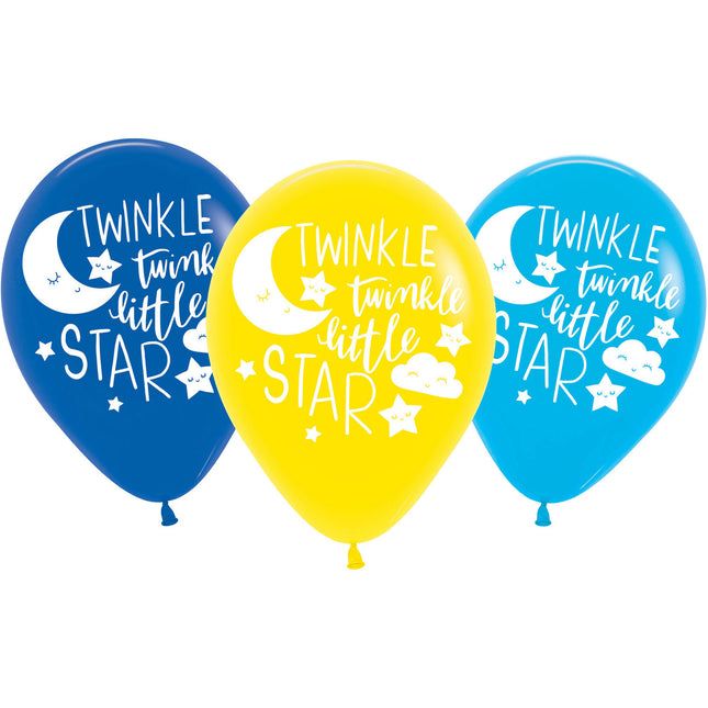 Globos Twinkle Little Star 27.5cm 6pcs