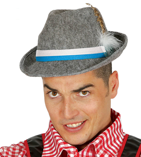 Gorra Oktoberfest Tiroler Gris