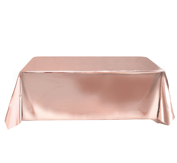 Mantel Oro Rosa Metalizado 2.74m