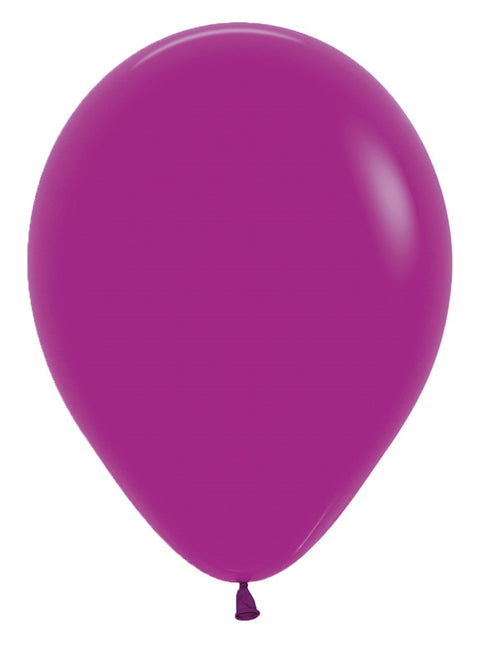 Globos Orquídea Morada 30cm 12pcs