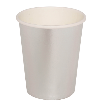 Tazas de plata 240 ml 6 uds.