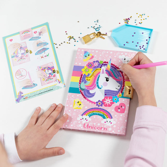 Diario de Pintura Unicornio Diamante