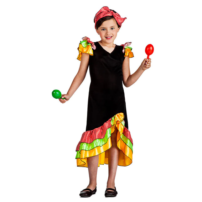 Traje de Flamenca Español de Niña