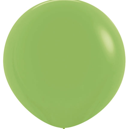 Globos Verde Lima 91cm 2pcs