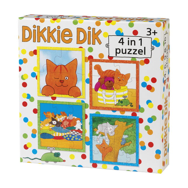 Puzzle 4 en 1 Dikkie Dik