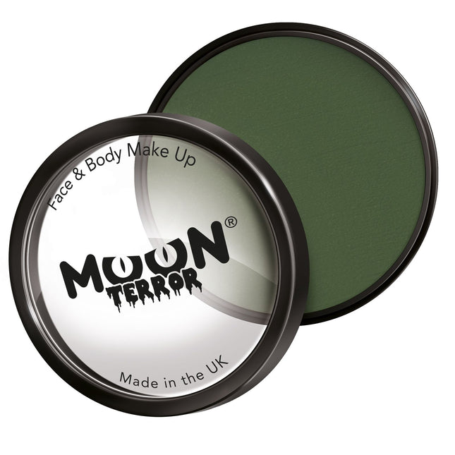 Moon Terror Halloween Pro Pintura Facial Zombie Verde 36g