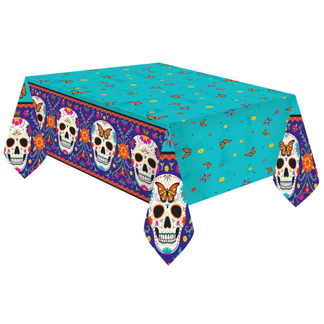 Mantel Día de los Muertos 1,8 m