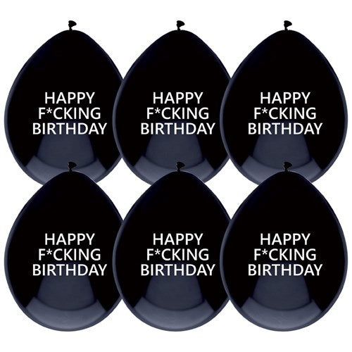 Globos Happy F*cking Birthday 30cm 5pcs