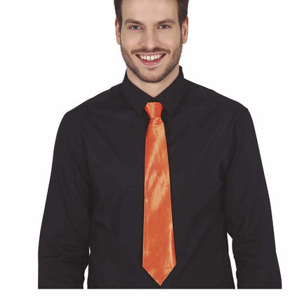 Corbata naranja 40cm