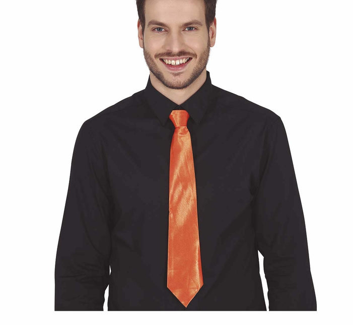 Corbata naranja 40cm