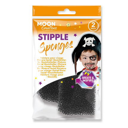 Moon Creations Paquete de 2 esponjas Stipple