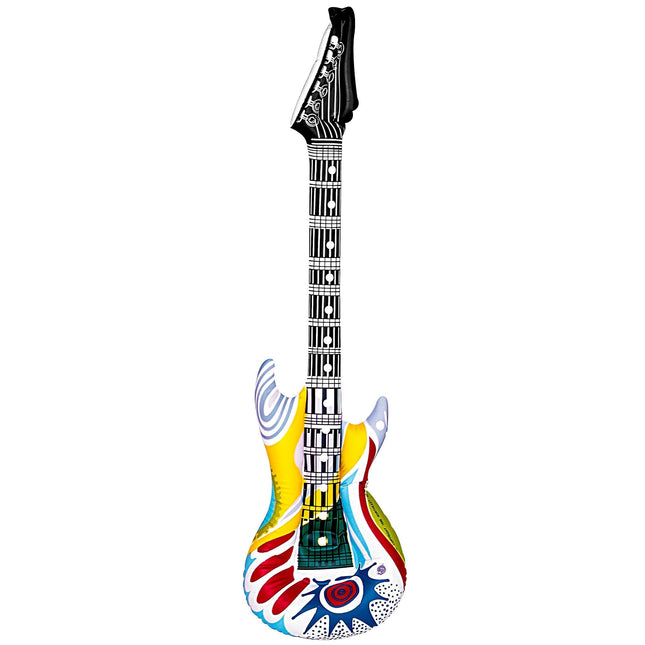 Falsa Guitarra Hinchable de Colores 1,07m