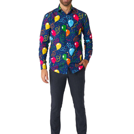 Camisa Globos de Fiesta Hombre Suitmeister