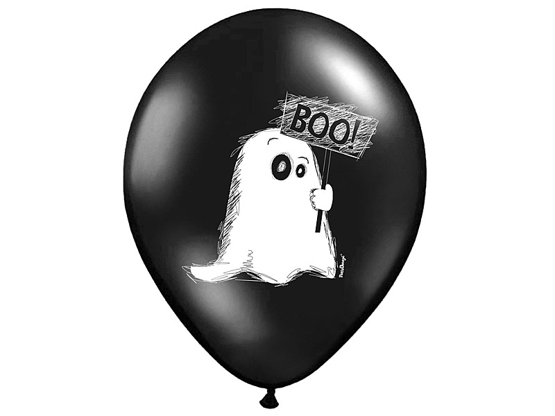 Globos de Halloween ¡Boo! 30cm 6pcs