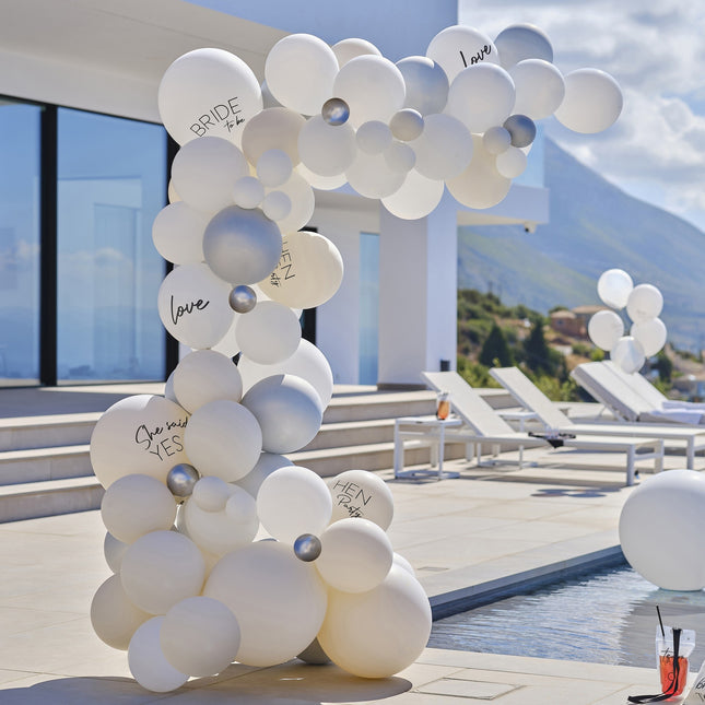 Arco de globos para bodas