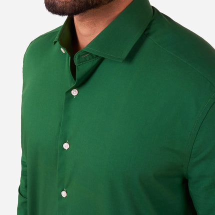 Camisa Verde Oscuro Hombre OppoSuits