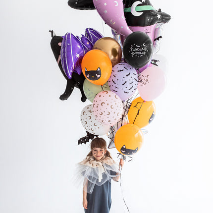 Globos de Halloween de colores 30cm 6pcs