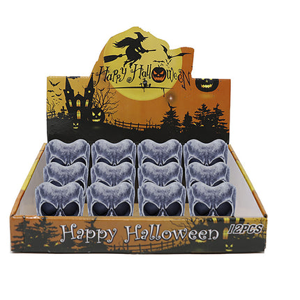 Decoración de Mesa Halloween Calavera Vela 6cm