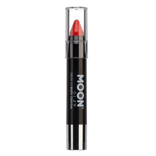 Moon Glow Intense Neon UV Body Crayons Rojo Intenso 3.2g