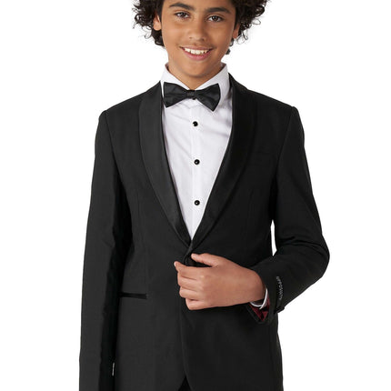 Chico esmoquin negro adolescente OppoSuits