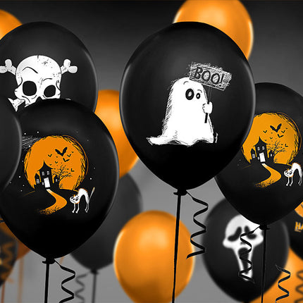 Globos de Halloween Boo 30cm 50pcs