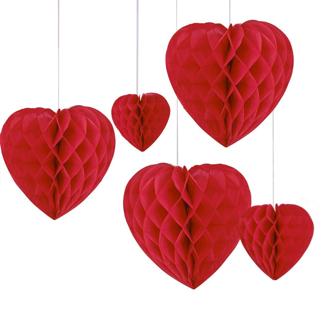 Panales Corazones 25cm 5pcs