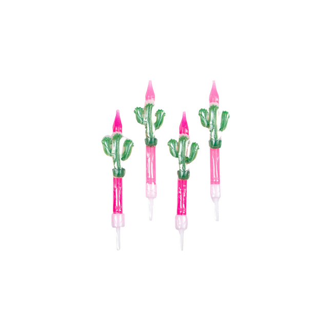 Velas Cactus 5.9cm 4pcs