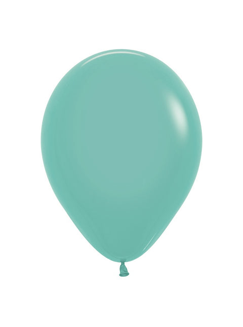 Globos Aguamarina 23cm 50pcs