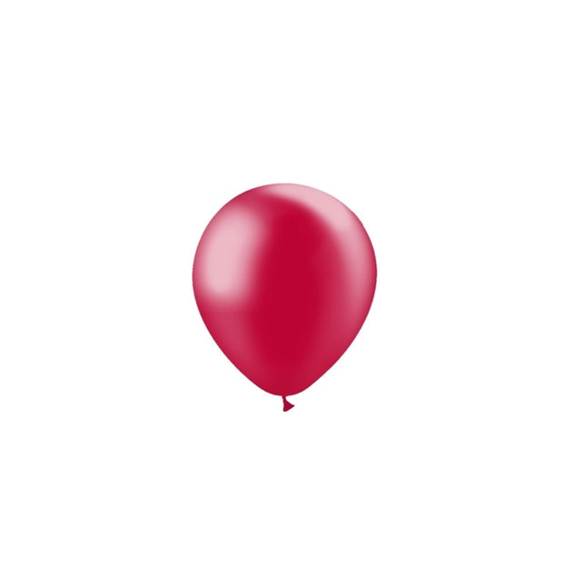 Globos Rojos Metálicos 13cm 100pcs