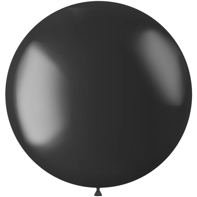 Globo Negro Onix Metalizado 80cm