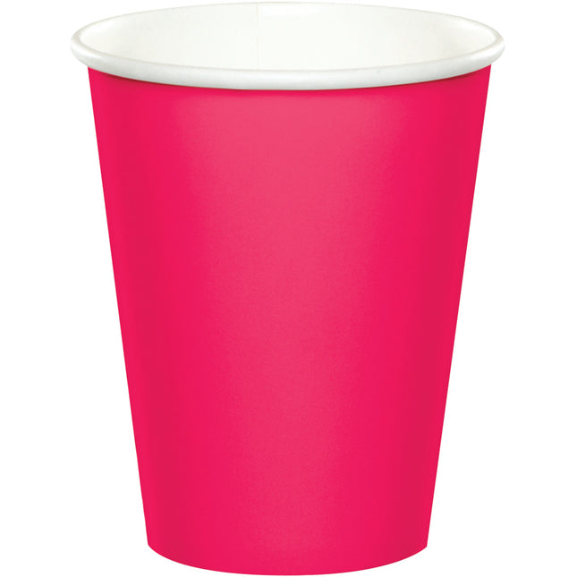 Vasos Fucsia 256ml 24uds.