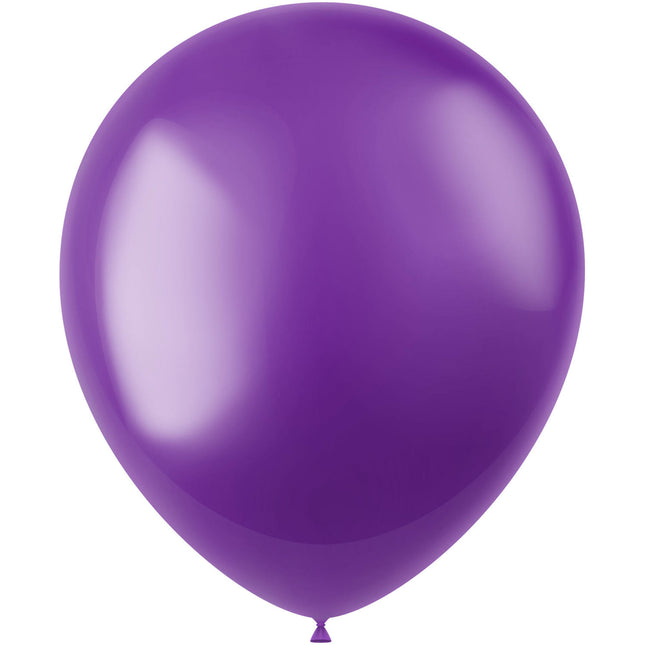 Globos Violeta Metálicos 33cm 10pcs