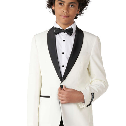 Niño esmoquin blanco Adolescente OppoSuits