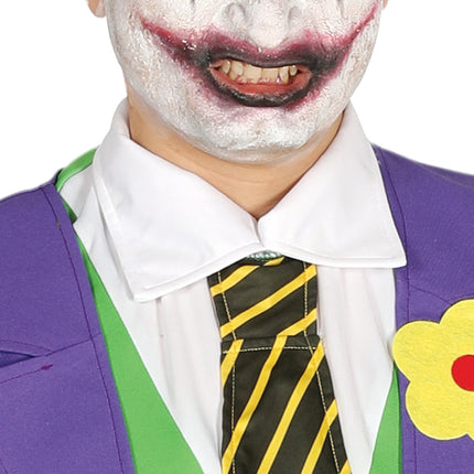 Disfraz de Joker Morado Hombre