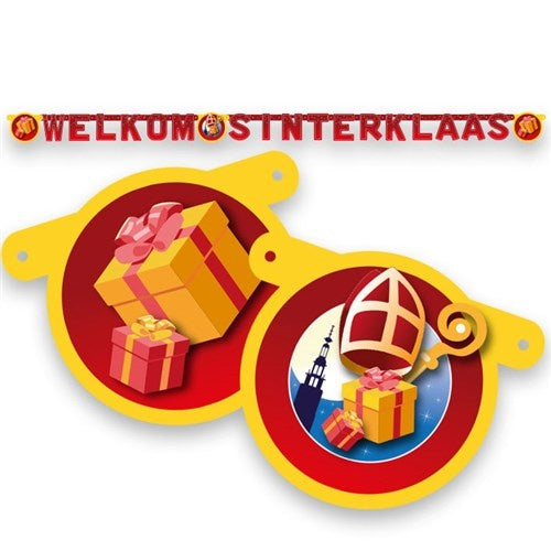 Cartel de bienvenida a Sinterklaas 2.10M