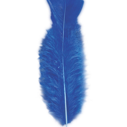 Plumas azules 50 unid.