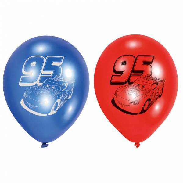 Globos Coches 23cm 6pcs