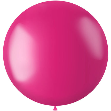 Globo Fucsia Metalizado Rosa Fucsia 80cm