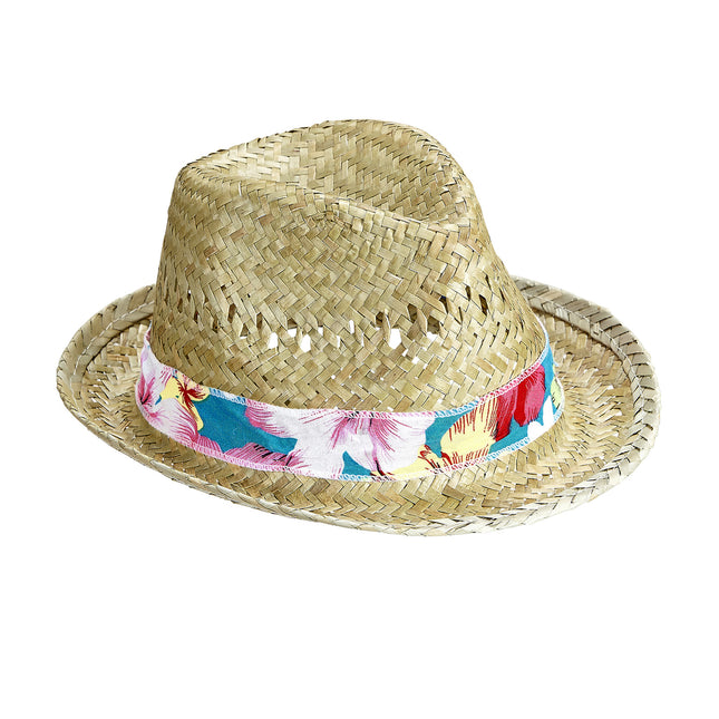 Sombrero hawaiano de color