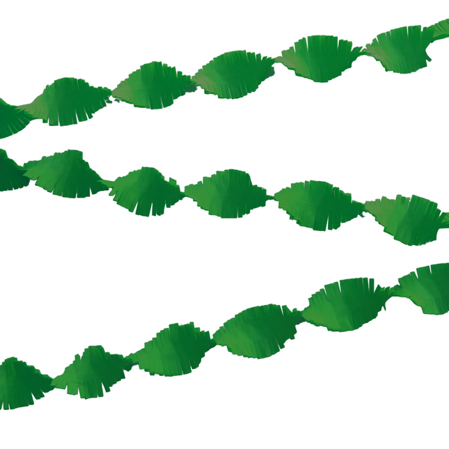 Guirnaldas verdes Crepe 6m