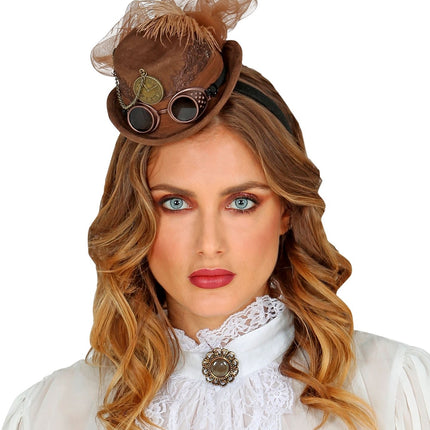 Diadema Sombrero Steampunk