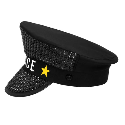 Gorra Negra Policía